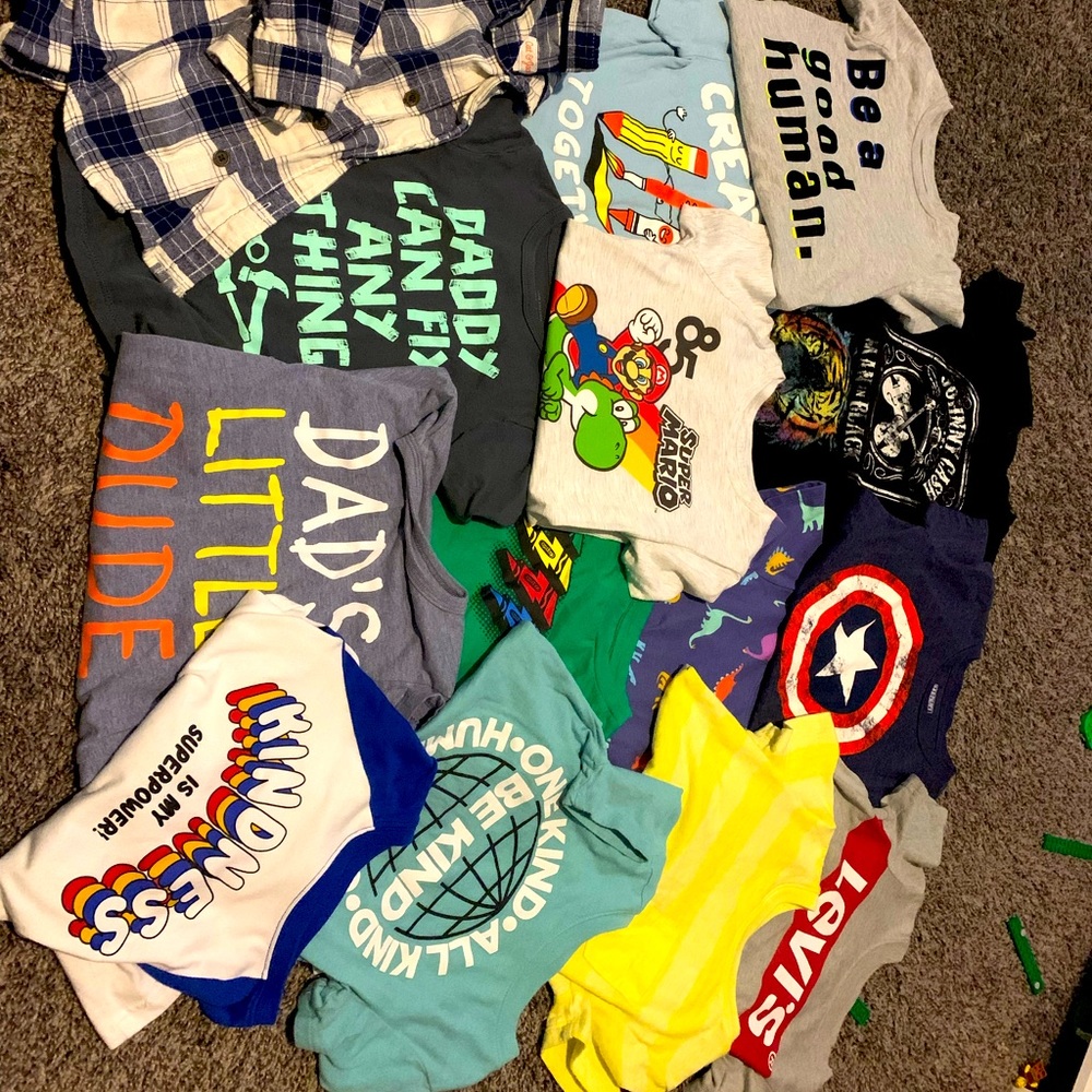 4T boys shirt bundle